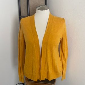 Old Navy Women’s Large Cardigan Mustard Front Open